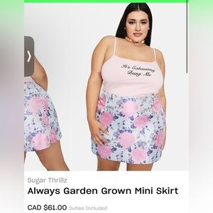 Always Garden Grown Mini Skirt